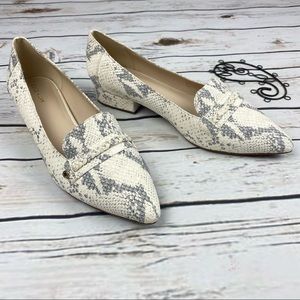 Cole Haan Snake Print Flats